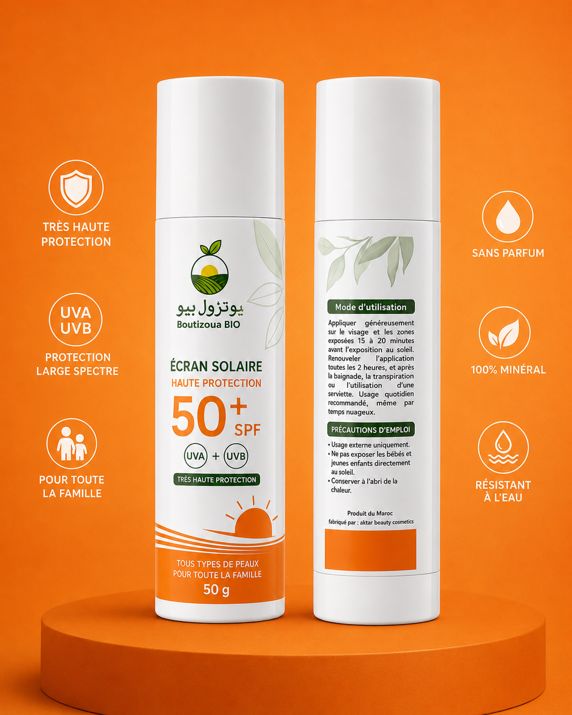 Écran Solaire 50+ SPF